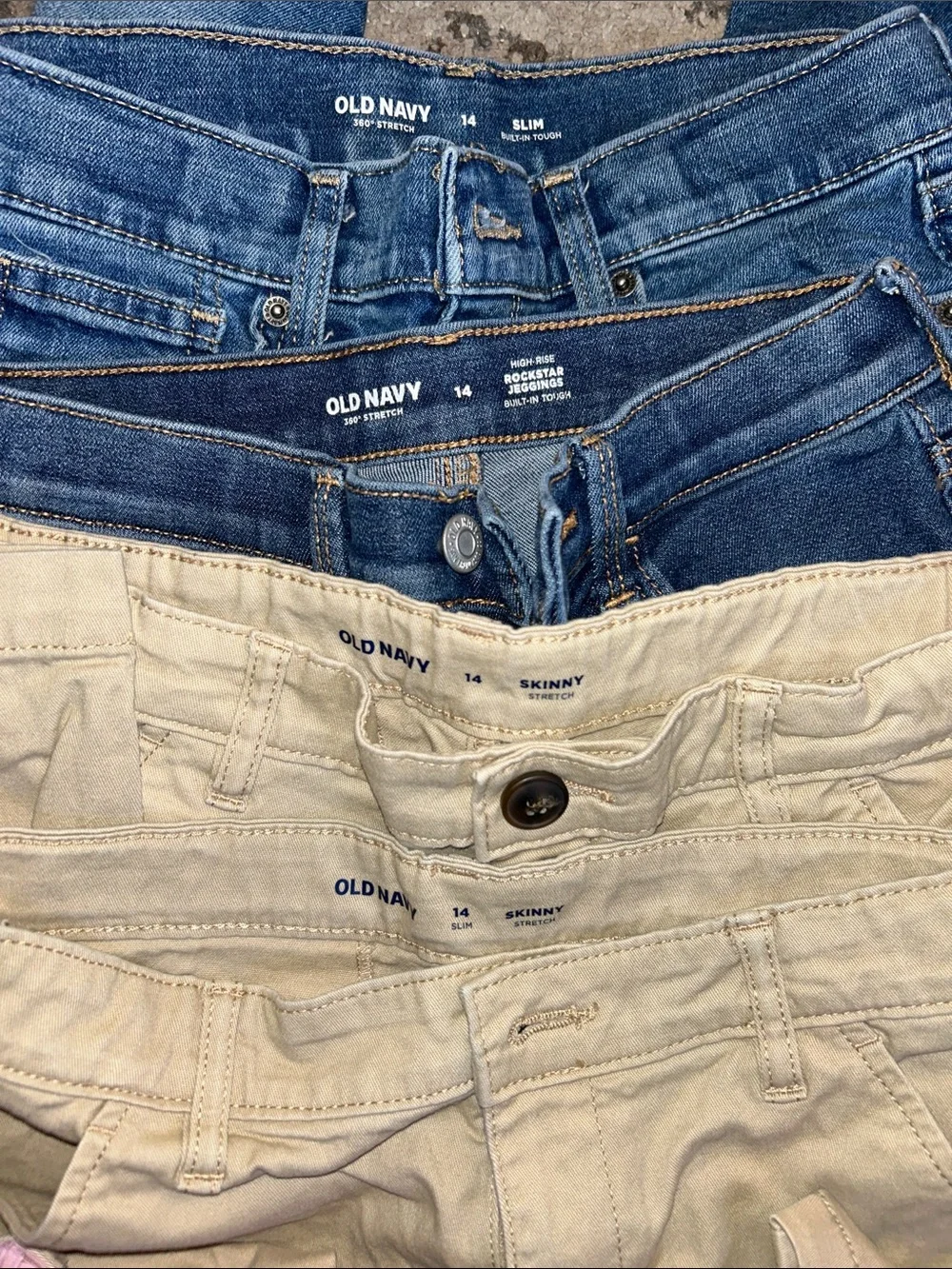 Old Navy girls Jeans & khakis Bundle